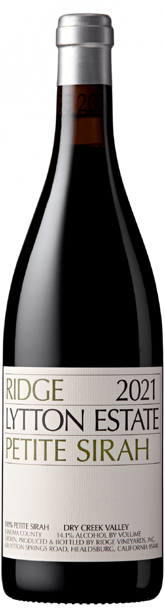 Ridge Lytton Estate Petite Sirah